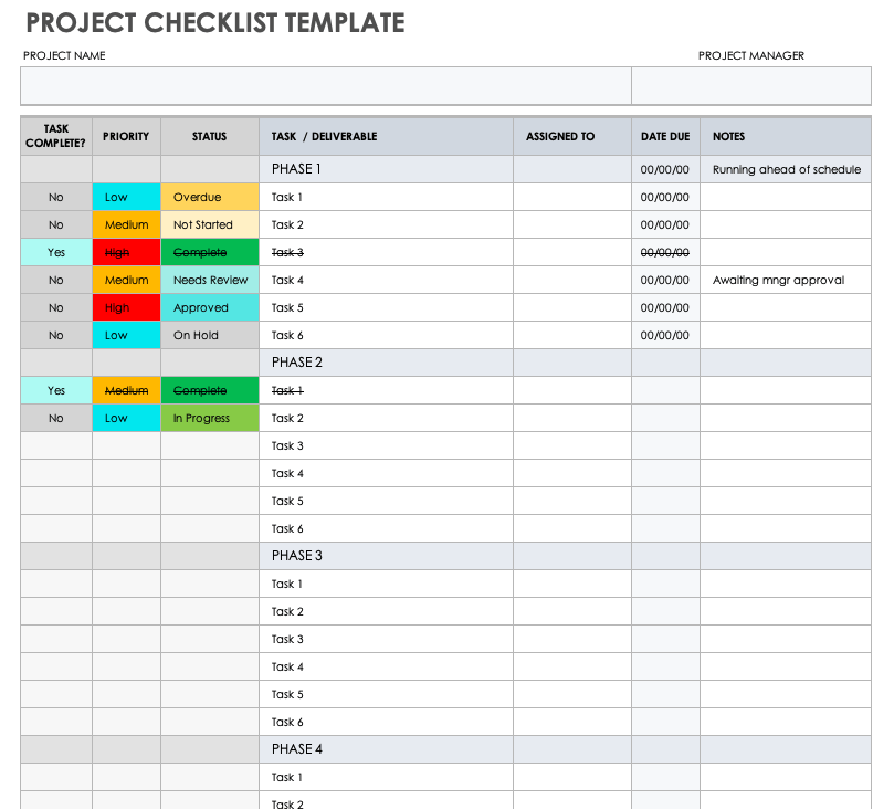 Free Project Prioritization Templates For Google Sheets And Microsoft ...