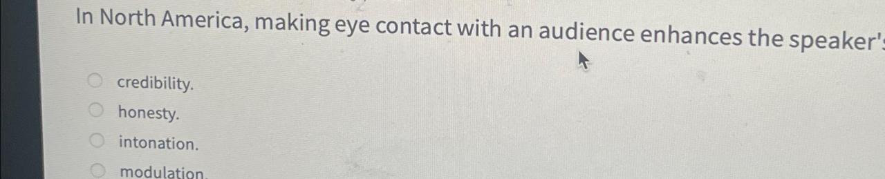 Making Eye Contact During a Speech | Curious.com